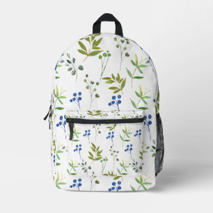 Sac À Dos Imprimé Aquarelle florale mignonne
