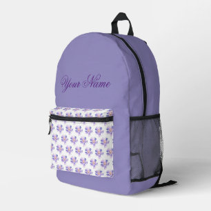 Sac À Dos Imprimé Aquarelle Motif Floral