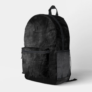 Sac À Dos Imprimé Arrière - plan en cuir noir