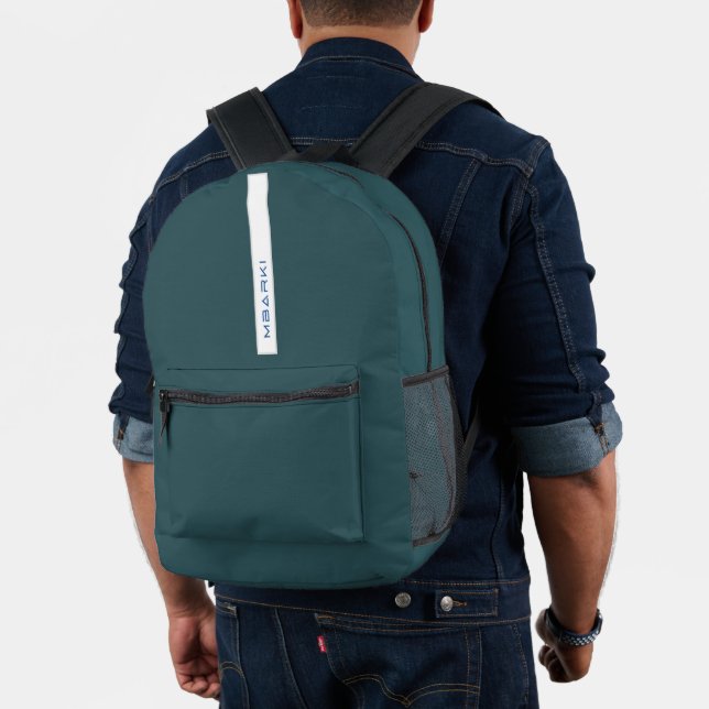 SAC À DOS IMPRIMÉ ARRIÈRE-PLAN IMPRIMÉ MBARKI (Insitu (Modèle))