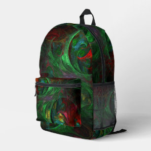 Sac À Dos Imprimé Art abstrait vert Genèse