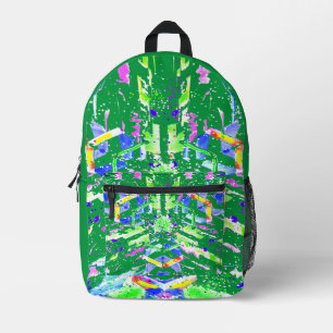 Sac À Dos Imprimé Art numérique fascinant dans des couleurs vives