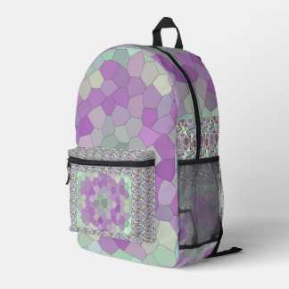 Sac À Dos Imprimé Art Pixelisé Musaïque Neuvau