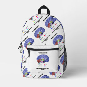 Sac À Dos Imprimé Attention! Esprit désagrégé à l'intérieur de l'Hum