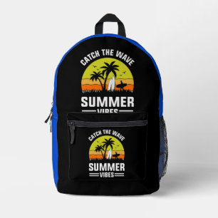 Sac À Dos Imprimé Attrapez La Vague Vibe Été-64193