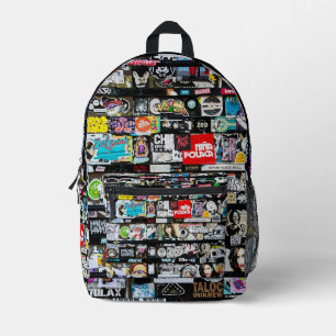 Sac À Dos Imprimé Autocollants urbains photo
