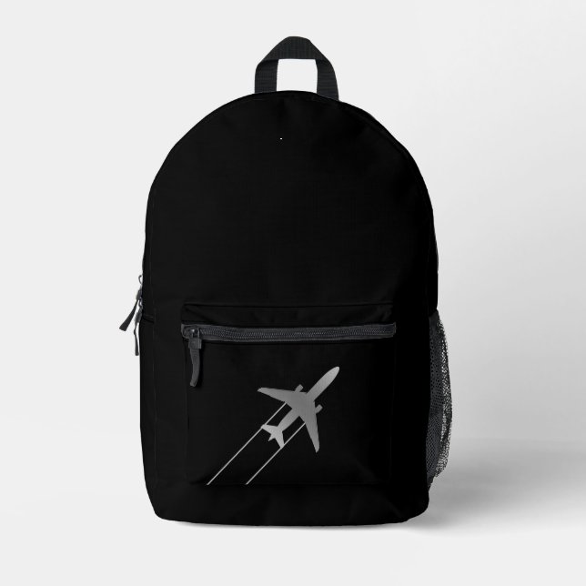 Sac À Dos Imprimé Avion (Recto)