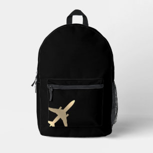 Sac À Dos Imprimé Avion Gold Aviation