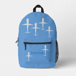 Sac À Dos Imprimé Avions volant haut, personnalisée