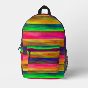 Sac À Dos Imprimé bandes colorées