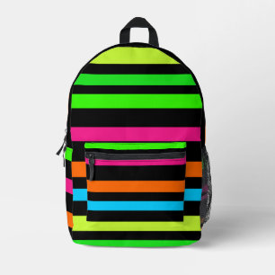 Sac À Dos Imprimé Bandes néon