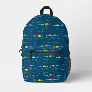 Sac À Dos Imprimé Beau poisson de mer en amour