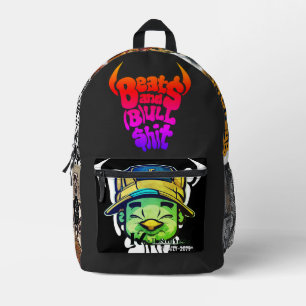 Sac À Dos Imprimé "Beeat$andBull$hit"