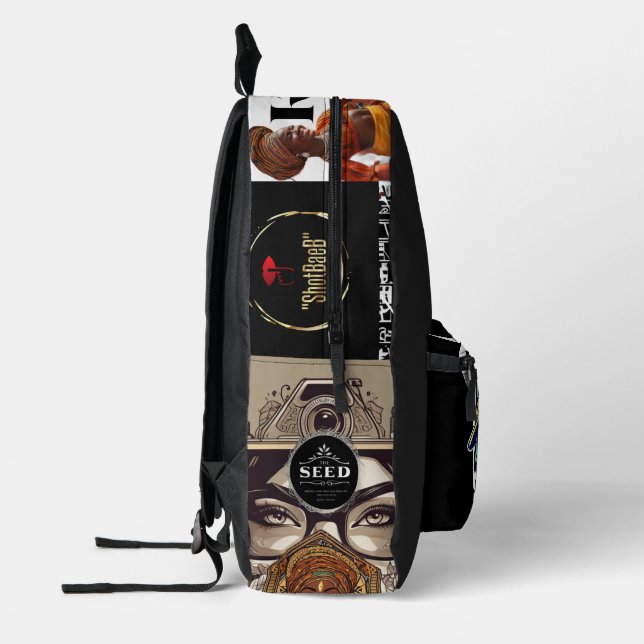 Sac À Dos Imprimé "Beeat$andBull$hit" (Gauche)