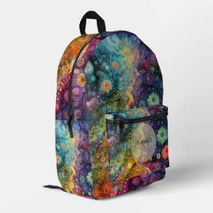 Sac À Dos Imprimé Belle couleur Whimsical Retour à l'école