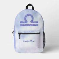 Belle Libra Astrologie Signe Personnalisé Violet