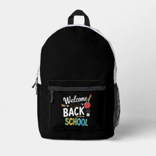 Sac À Dos Imprimé Bienvenue à l'école Première journée d'école Ensei