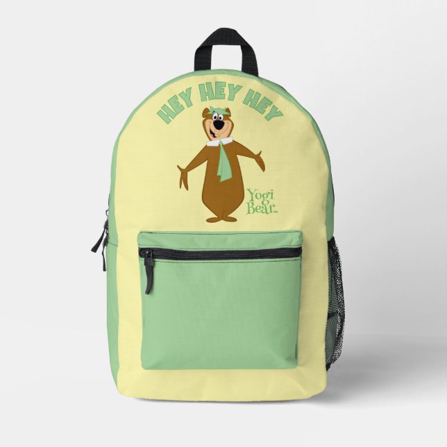 Sac À Dos Imprimé Bienvenue à Yogi Bear (Recto)