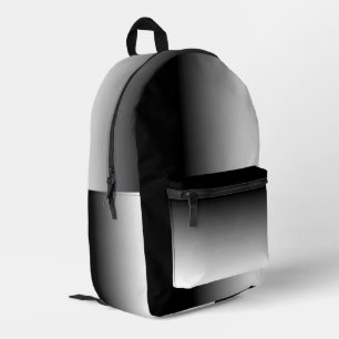 Sac À Dos Imprimé Blanc dégradé à noir