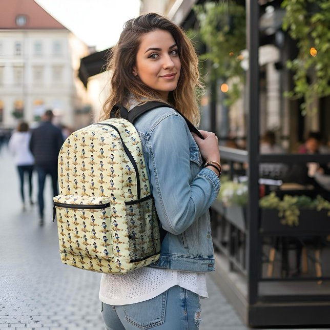 Sac à dos imprimé blanc neige (Créateur téléchargé)