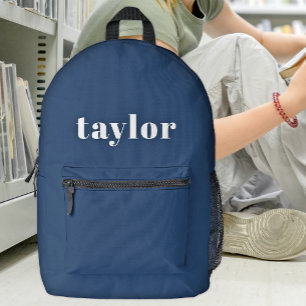 Sac À Dos Imprimé Bleu cool Moderne Minimaliste Simple Design tendan