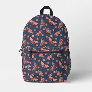 Sac À Dos Imprimé Boho Moth Motif esthétique