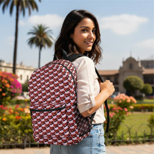 Sac À Dos Imprimé Bombe cerise