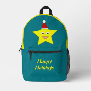 Sac À Dos Imprimé Bonne petite étoile de Noël personnalisée