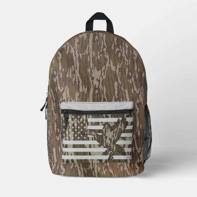 Sac À Dos Imprimé Bottomland Camo Patriotic Mallard Duck Camo (Recto)
