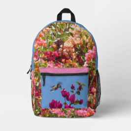 Sac à dos imprimé Bougainvillea & Hummingbird All-