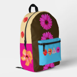 Sac À Dos Imprimé Bouquet Print Cut Sew Bag