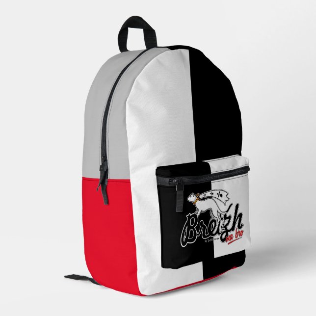 Sac À Dos Imprimé Breizh ma bro (Coin arrière gauche)