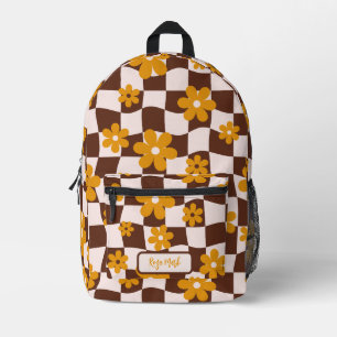 Sac À Dos Imprimé Brown Super marguerite fleurie