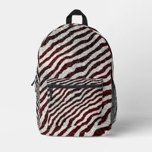 Sac À Dos Imprimé Brown Zebra