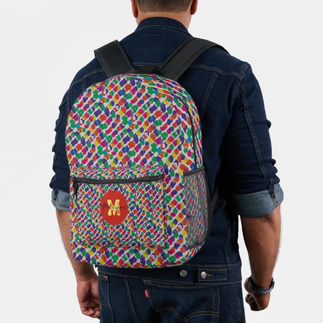 Sac À Dos Imprimé Bruits colorés. (Insitu (Modèle))