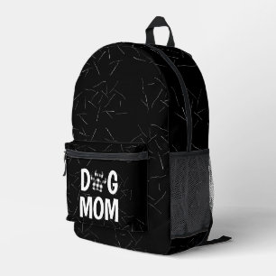 Sac À Dos Imprimé Buffalo Plaid DOG MOM Empreinte de patte et cheveu