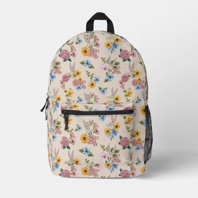 Sac À Dos Imprimé BUGS BUNNY™ Floral Embroidery Pattern (Recto)