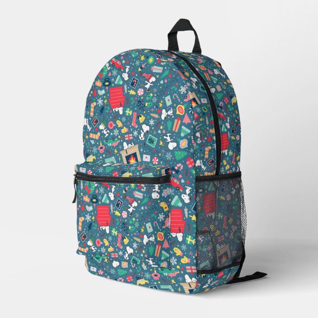Sac À Dos Imprimé cacahuètes | Snoopy Motif de vacances (Coin arrière droit)