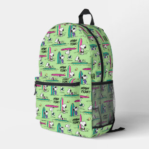 Sac À Dos Imprimé cacahuètes   Snoopy Ocean High Tide Motif