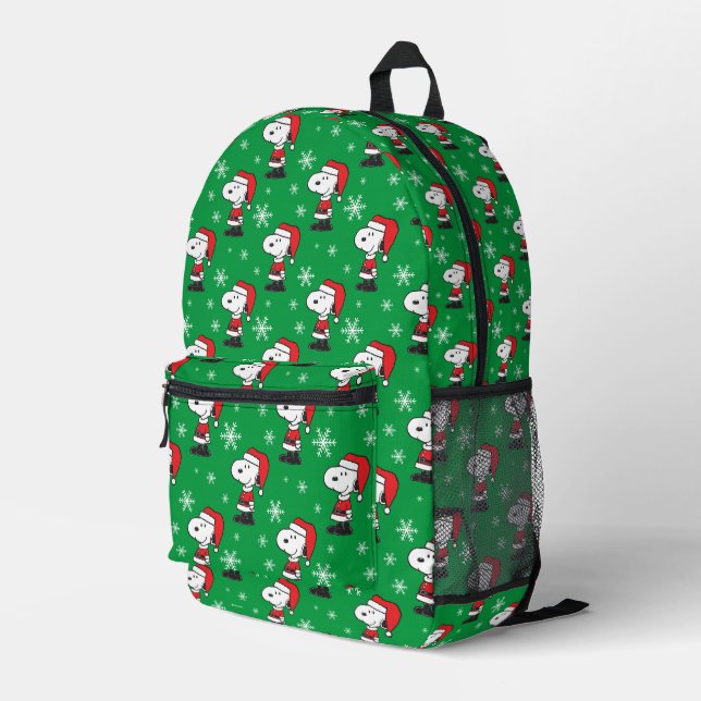 Sac À Dos Imprimé cacahuètes | Snoopy Santa Claus (Coin arrière droit)