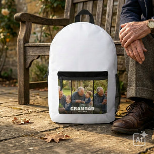 Sac À Dos Imprimé Cadeau de grand-père est pour le premier grand-pèr
