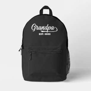 Sac À Dos Imprimé Cadeau de papy pour la création de la typographie