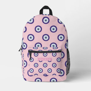 Sac À Dos Imprimé Cadeaux Personnalisés avec Motif d'Oeil Maléfique