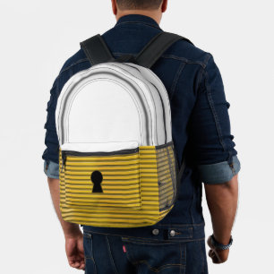 Sac À Dos Imprimé Cadenas -