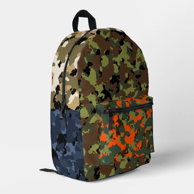 Sac À Dos Imprimé Camo multiple (Coin arrière gauche)