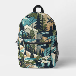 Sac À Dos Imprimé Camouflage
