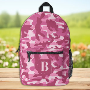 Sac À Dos Imprimé Camouflage Cool rose Personnalisé Camo fille