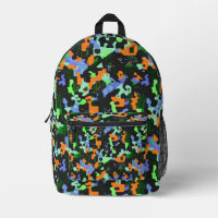 Camouflage néon vibrant