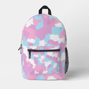 Sac À Dos Imprimé Camouflage rose