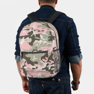 Sac À Dos Imprimé Camouflage rose et vert, Militaire, Armée